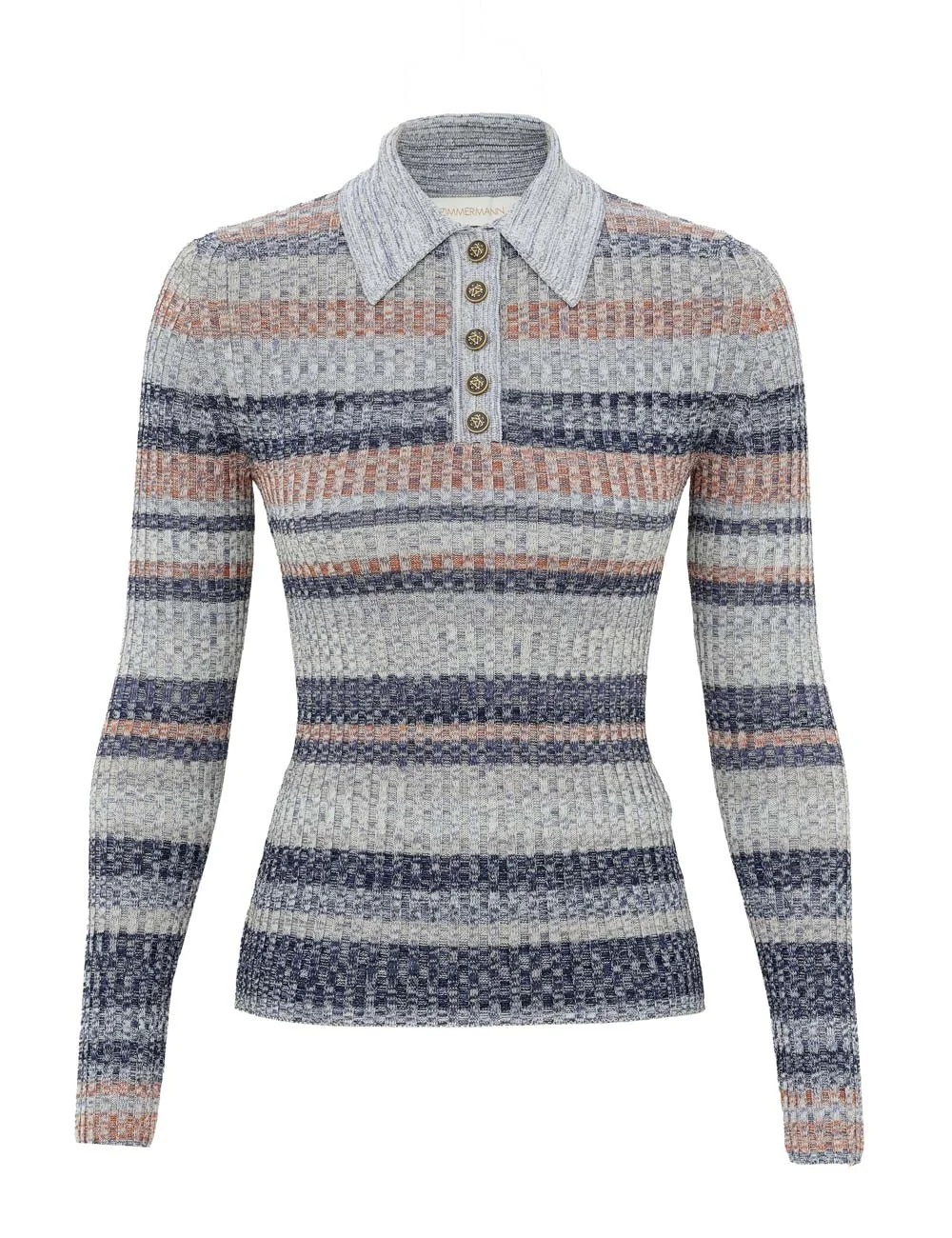 MOULINE RIB POLO - 1