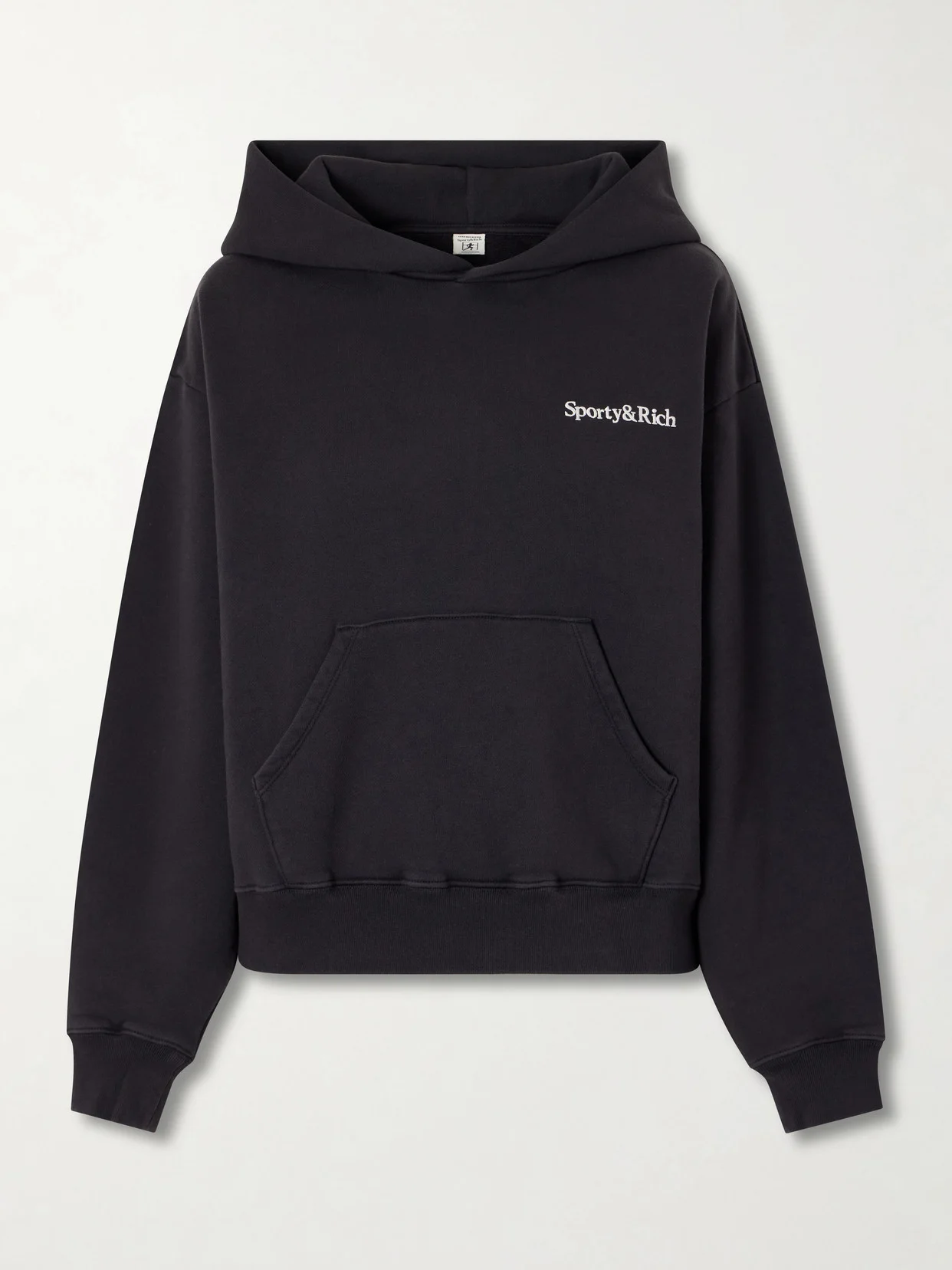 Logo Embroidered Cotton Sweatshirt - 1