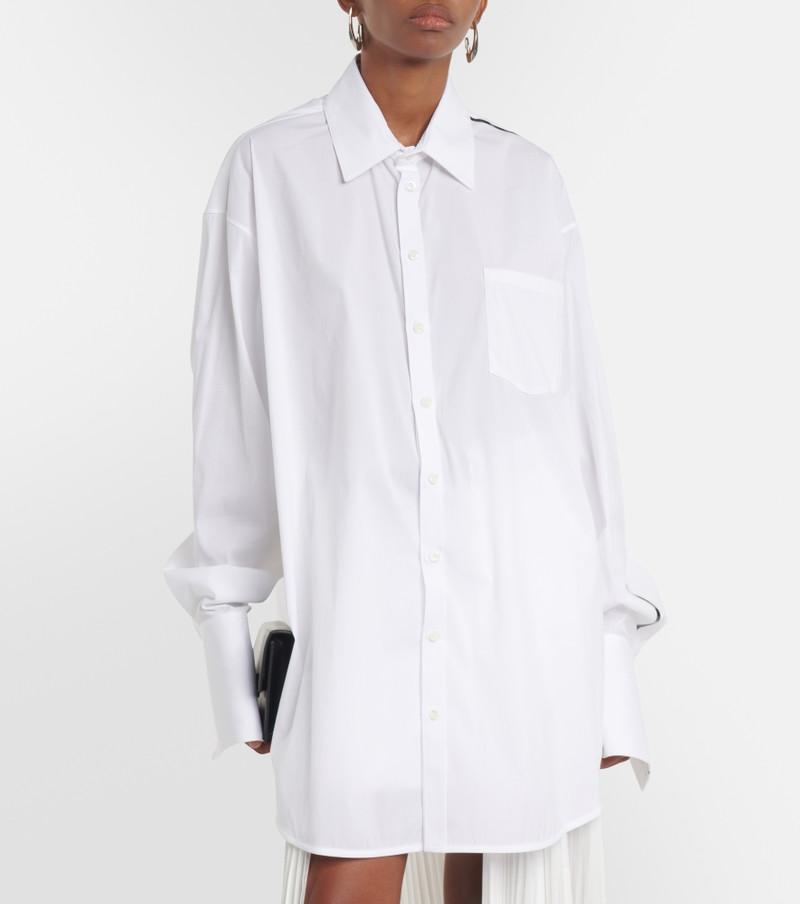 Oversized cotton-blend shirt 6