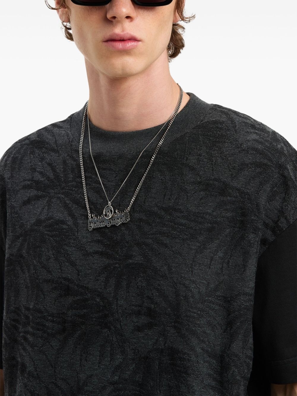 Palms curved logo t-shirt - 6