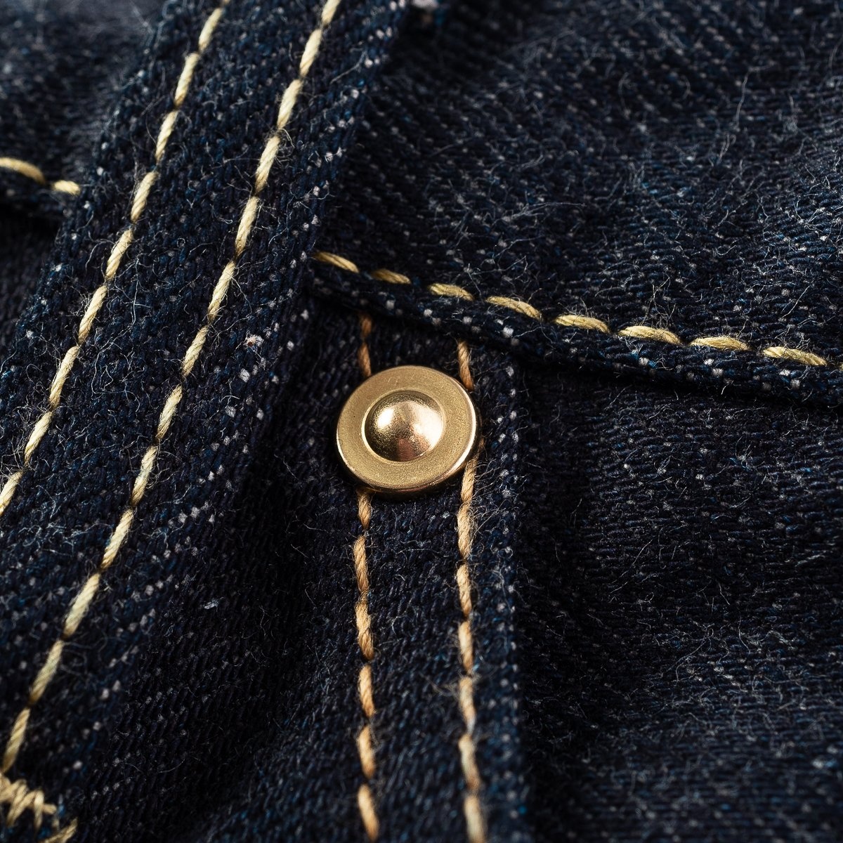 IH-828-IND 14oz Selvedge Double Knee Work Pants - Indigo - 9
