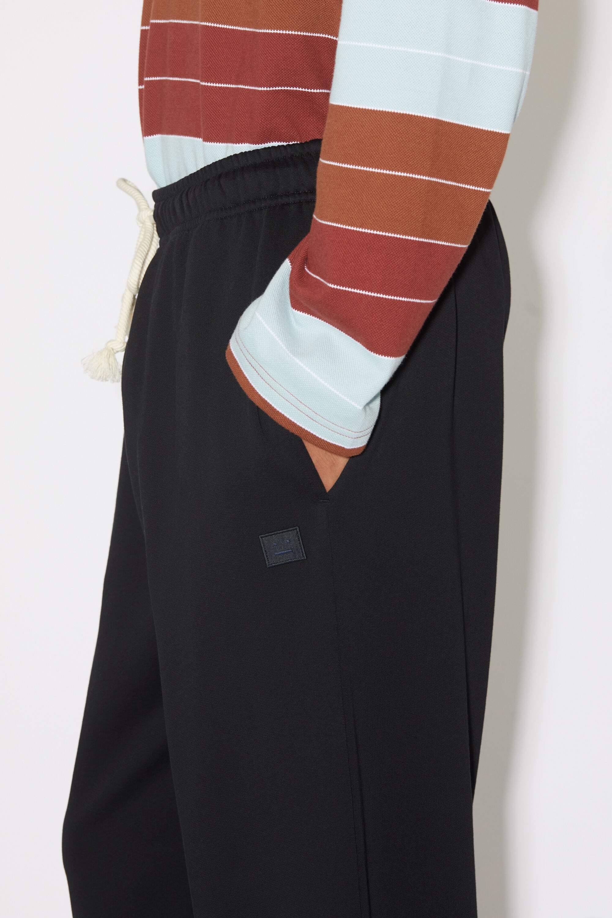 Cotton sweatpants - Black - 5