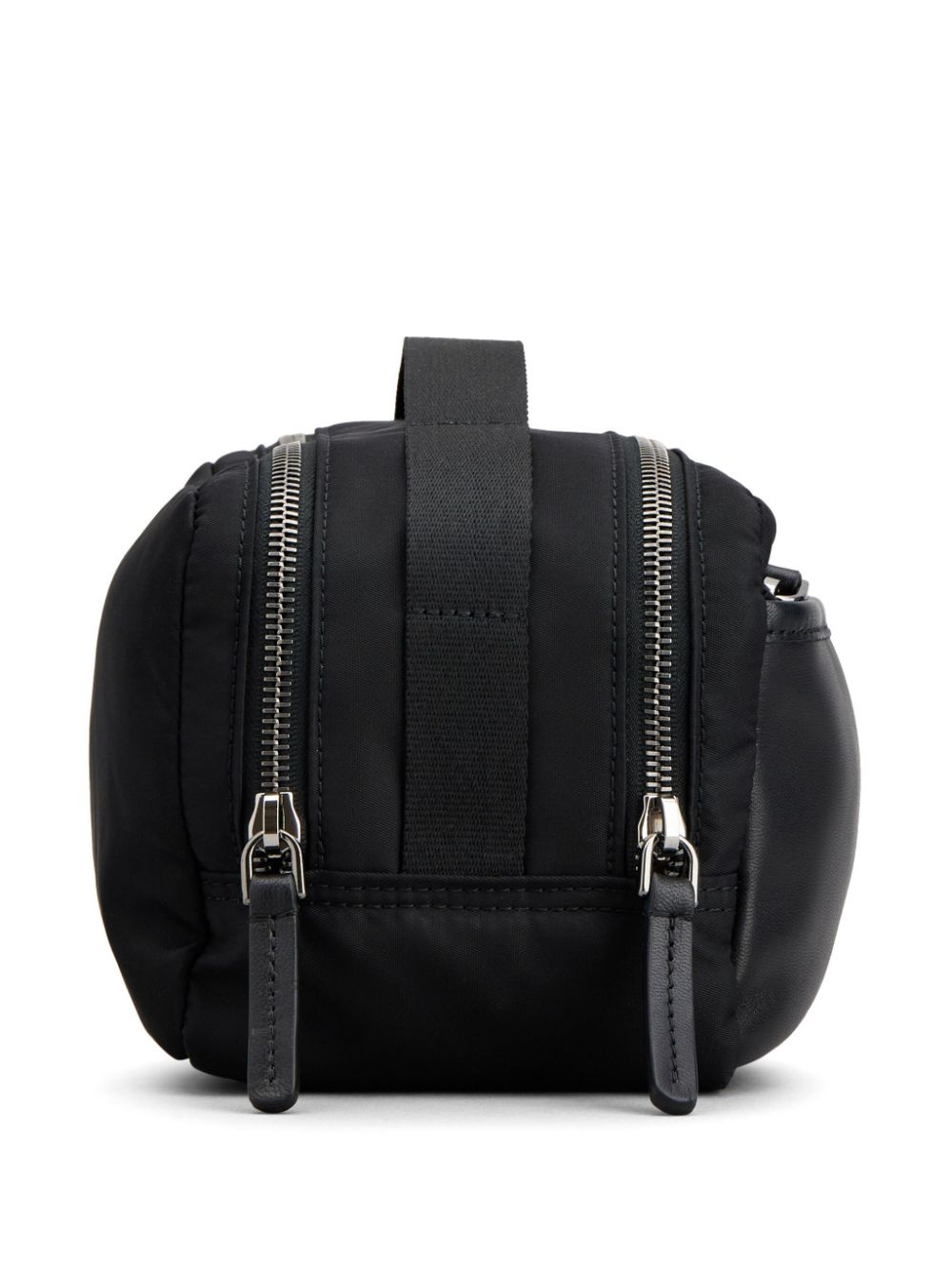 logo-debossed leather clutch bag - 3