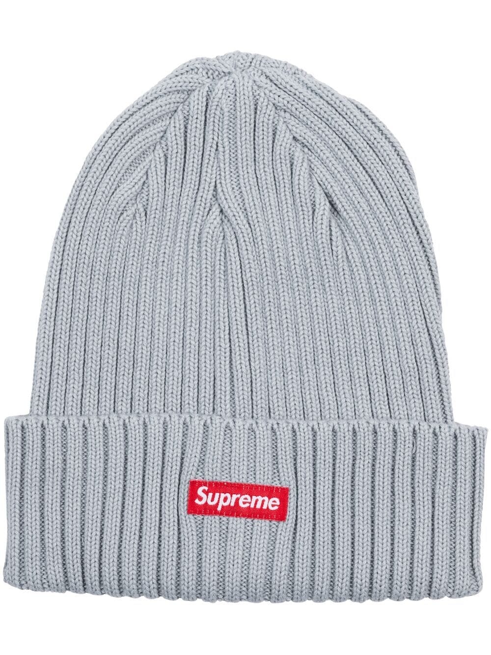 overdyed rib-knit beanie - 1