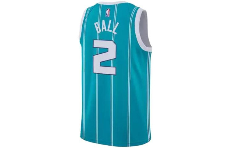 Jordan Air Jordan Lamelo Ball Hornets Icon Edition 2022 Swingman NBA Jersey 'Lamelo Ball Rapid Teal' CN8016 outlook