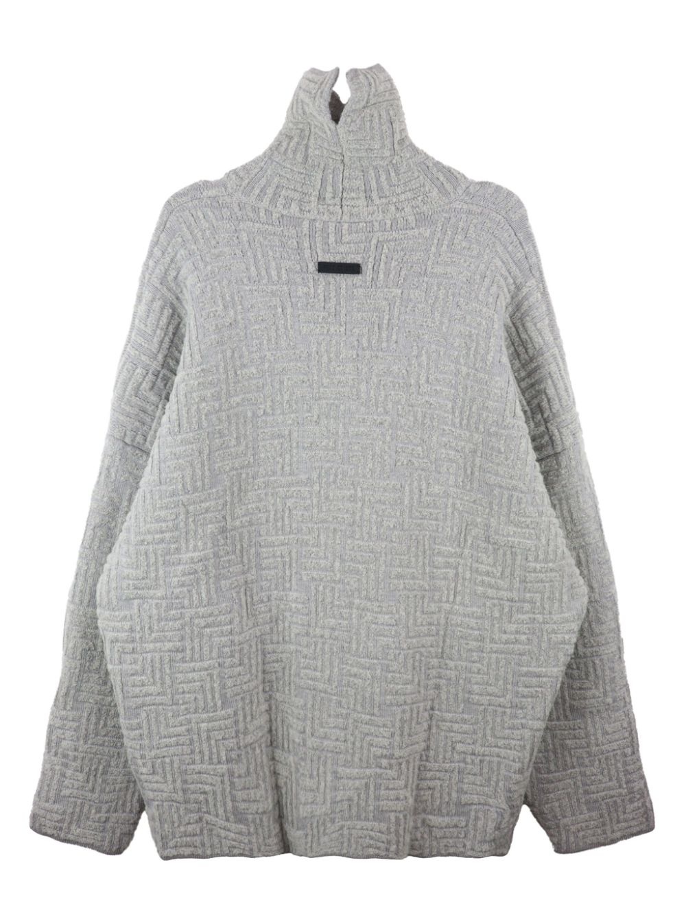 high-neck long-sleeve jumper - 2