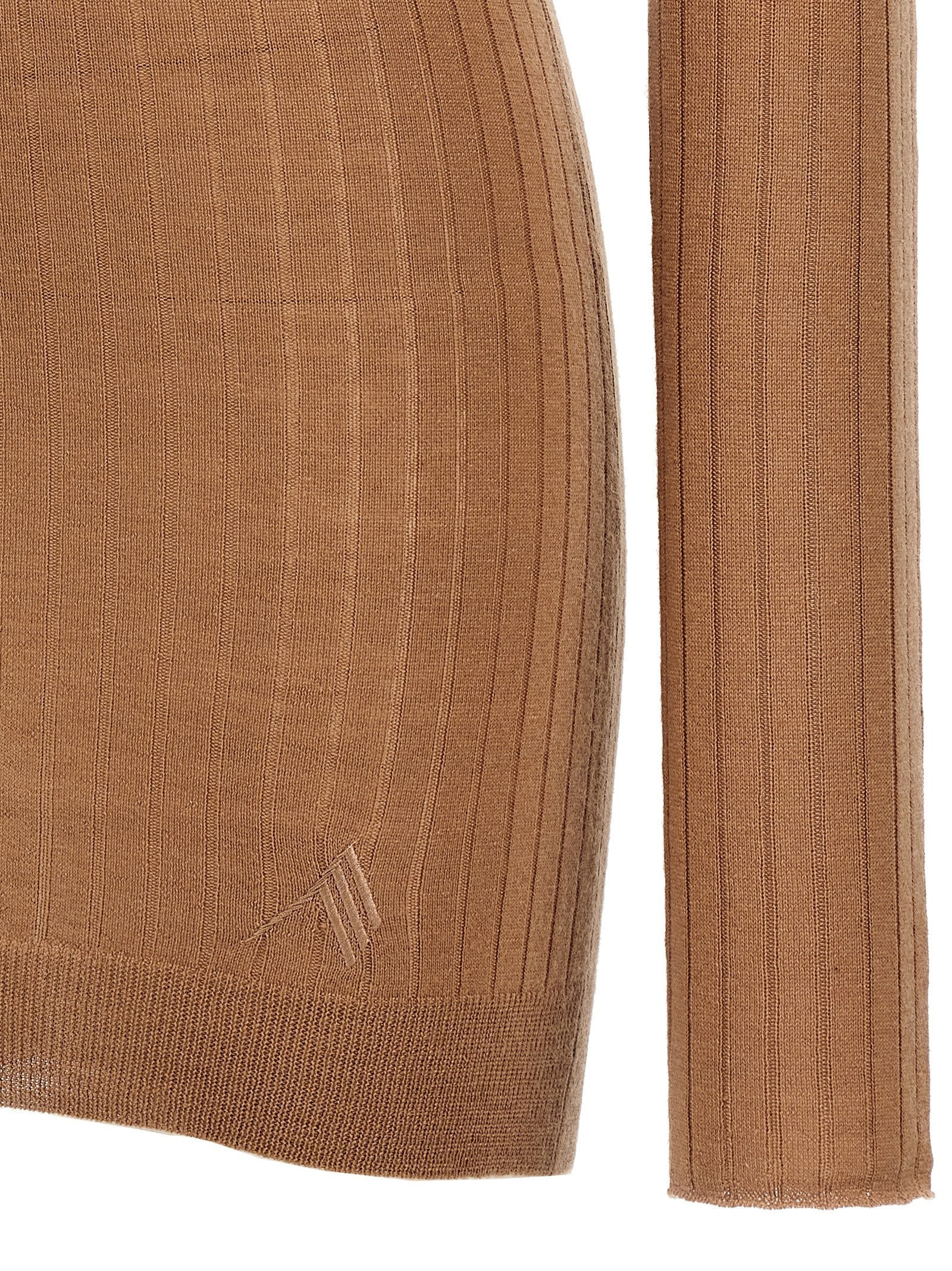 The Attico Women Ribbed Mini Dress - 4