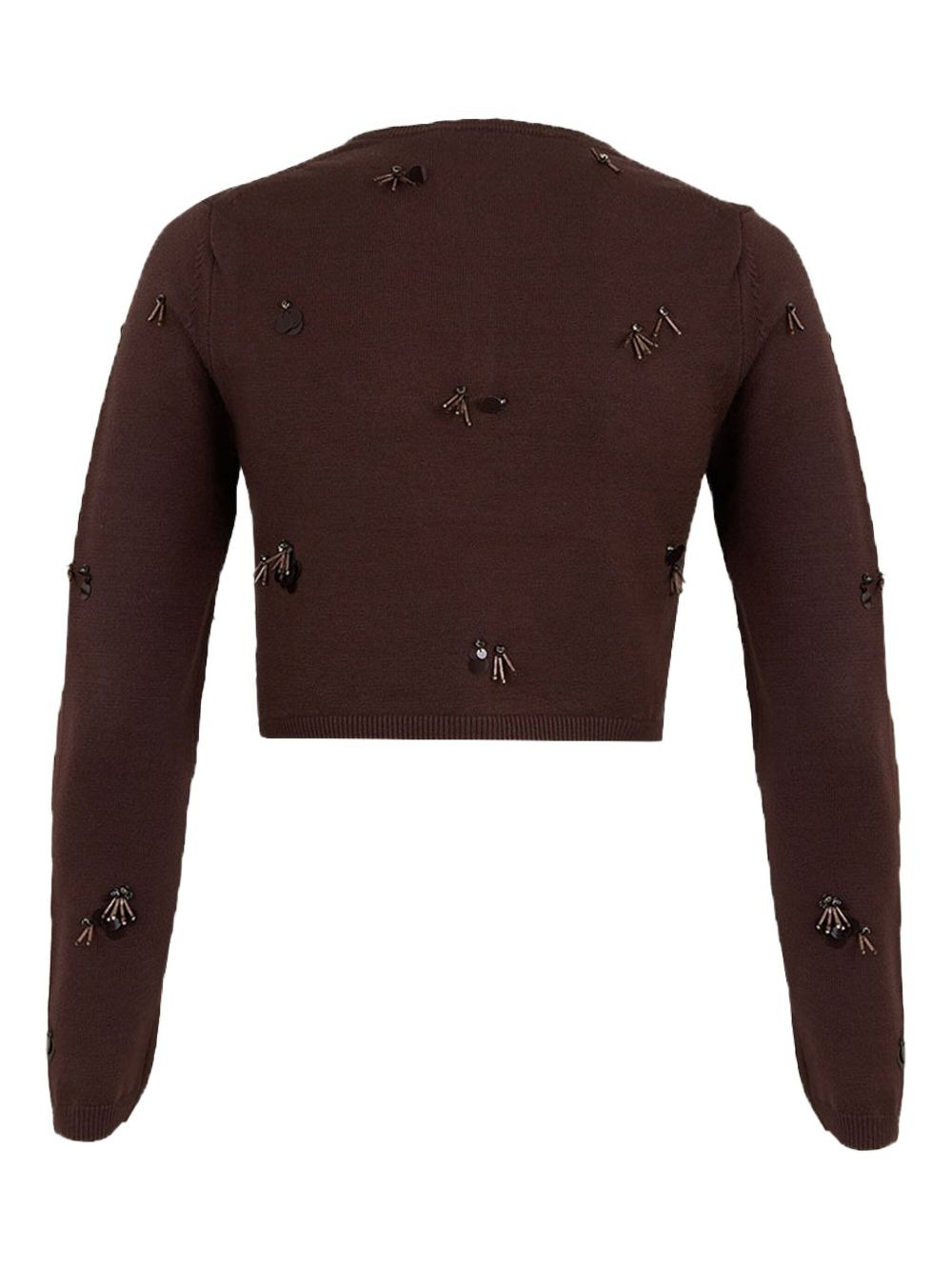 Zadie embellished cropped cardigan - 3