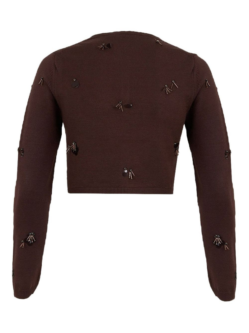 Zadie embellished cropped cardigan 3