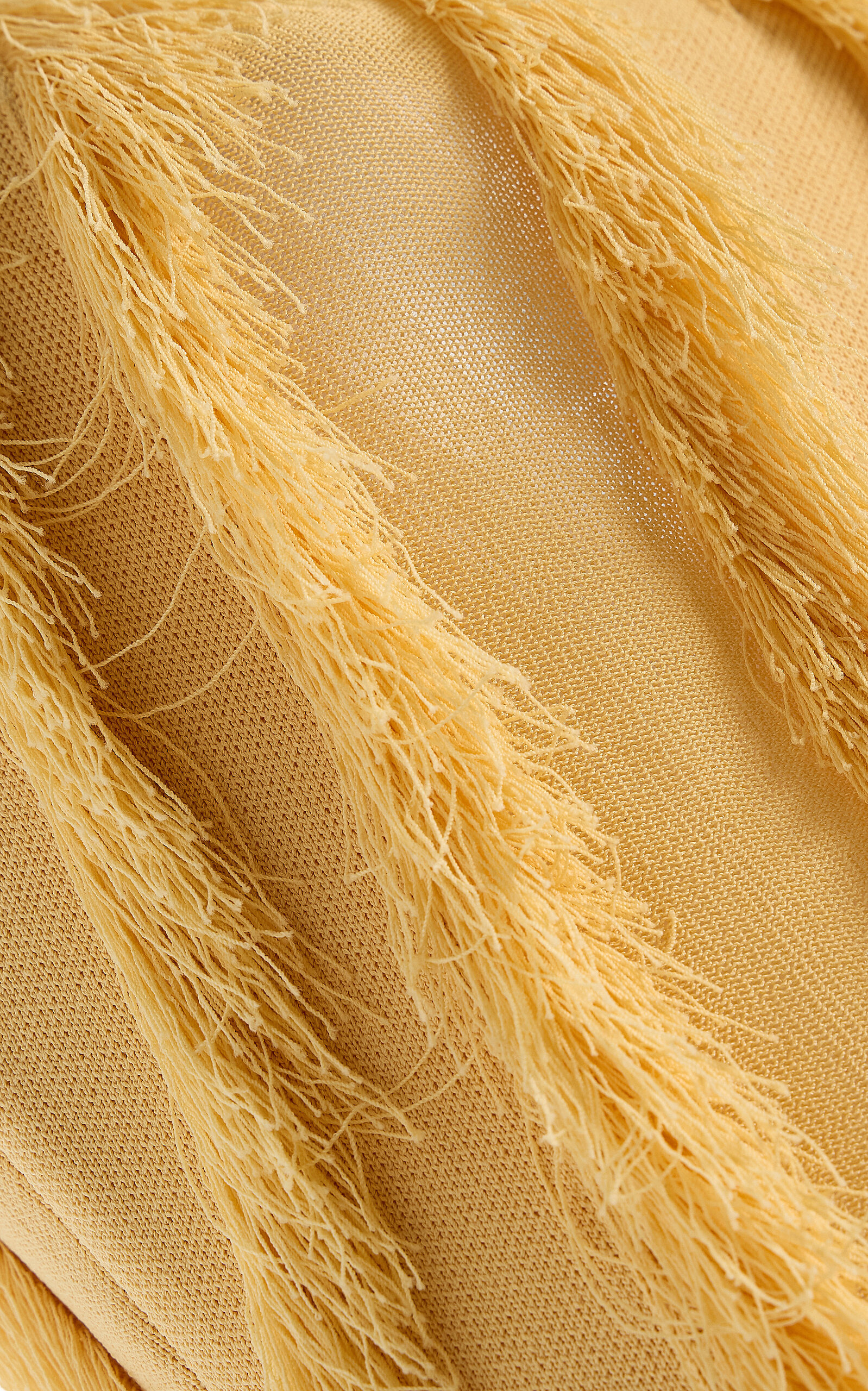 Bonnie Sleeveless Fringed Top yellow - 5