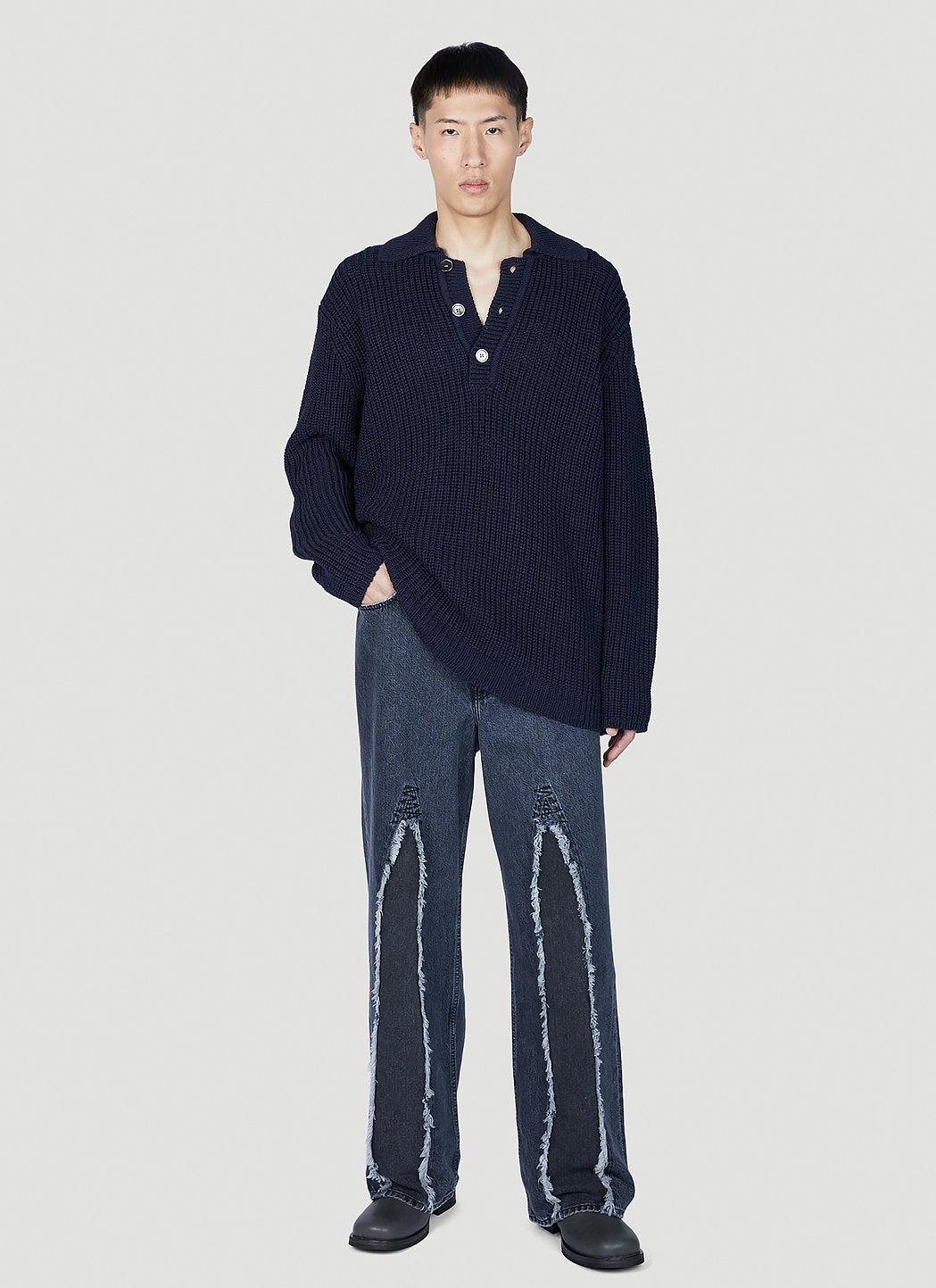 Our Legacy Men Polo Sweater - 2