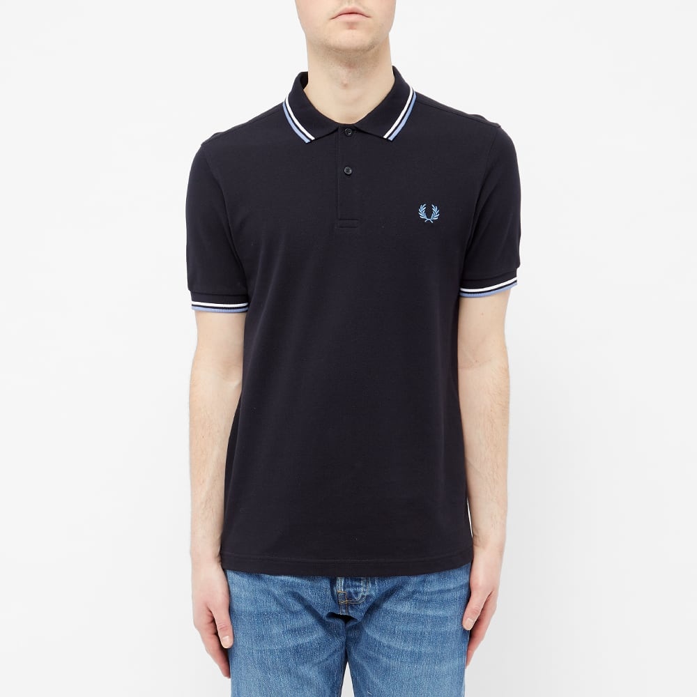 Fred Perry Authentic Slim Fit Twin Tipped Polo - 4