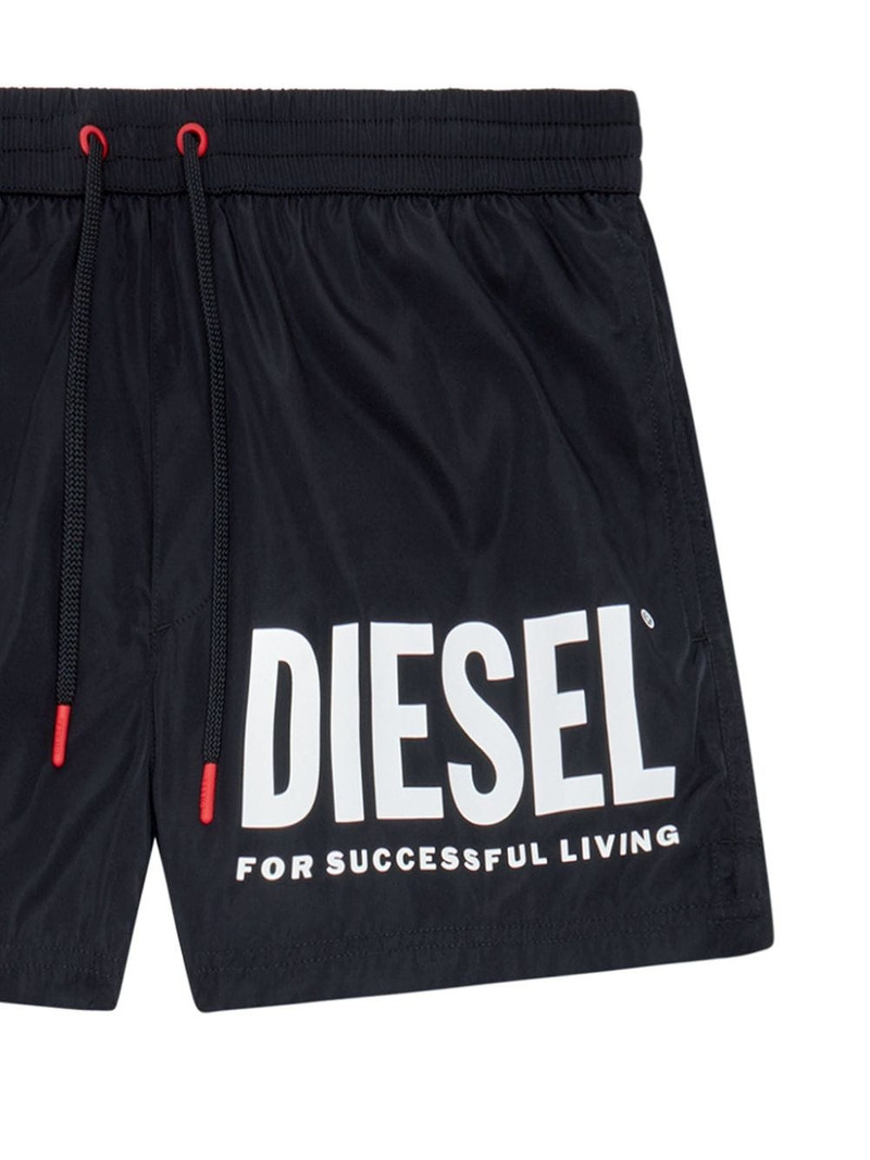 Diesel logo-print swim shorts outlook