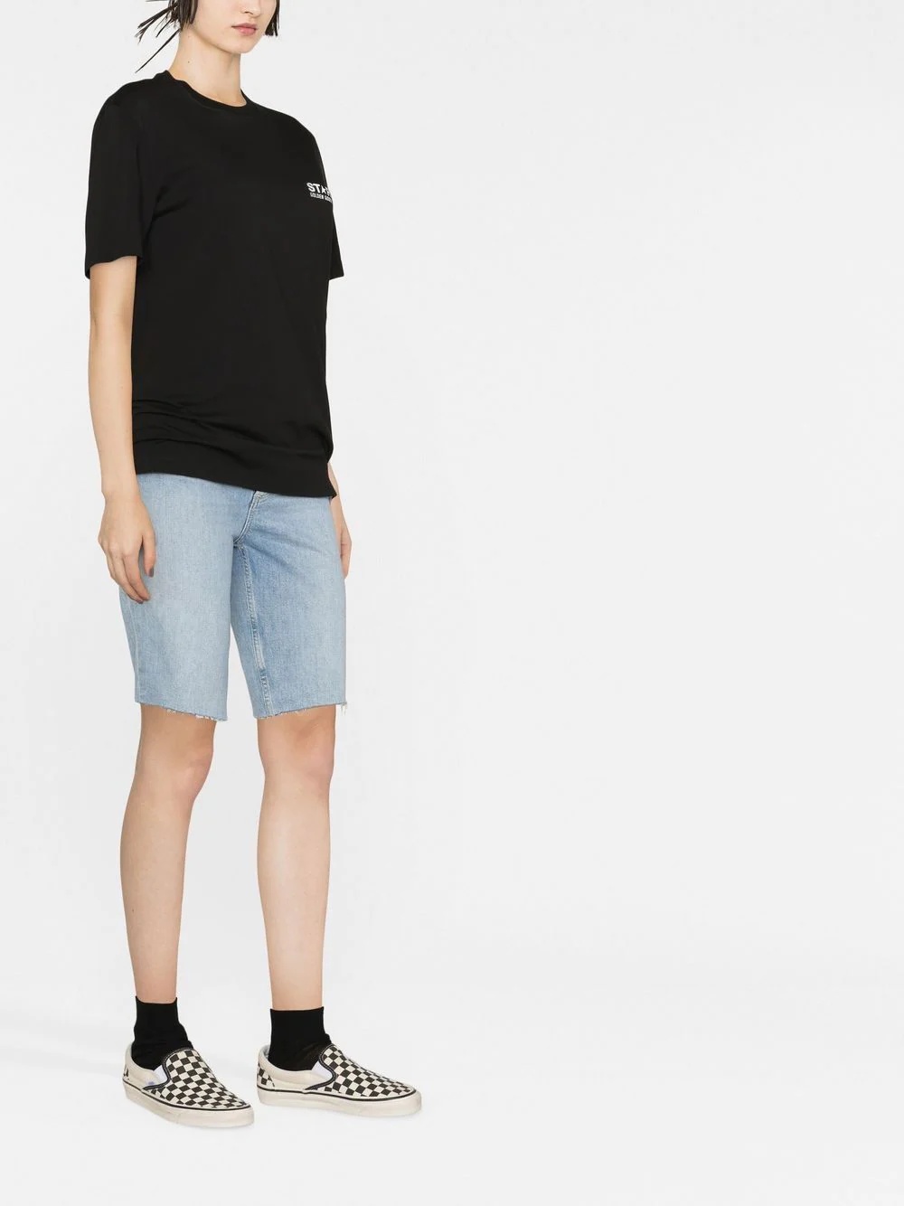 star-print T-shirt - 3