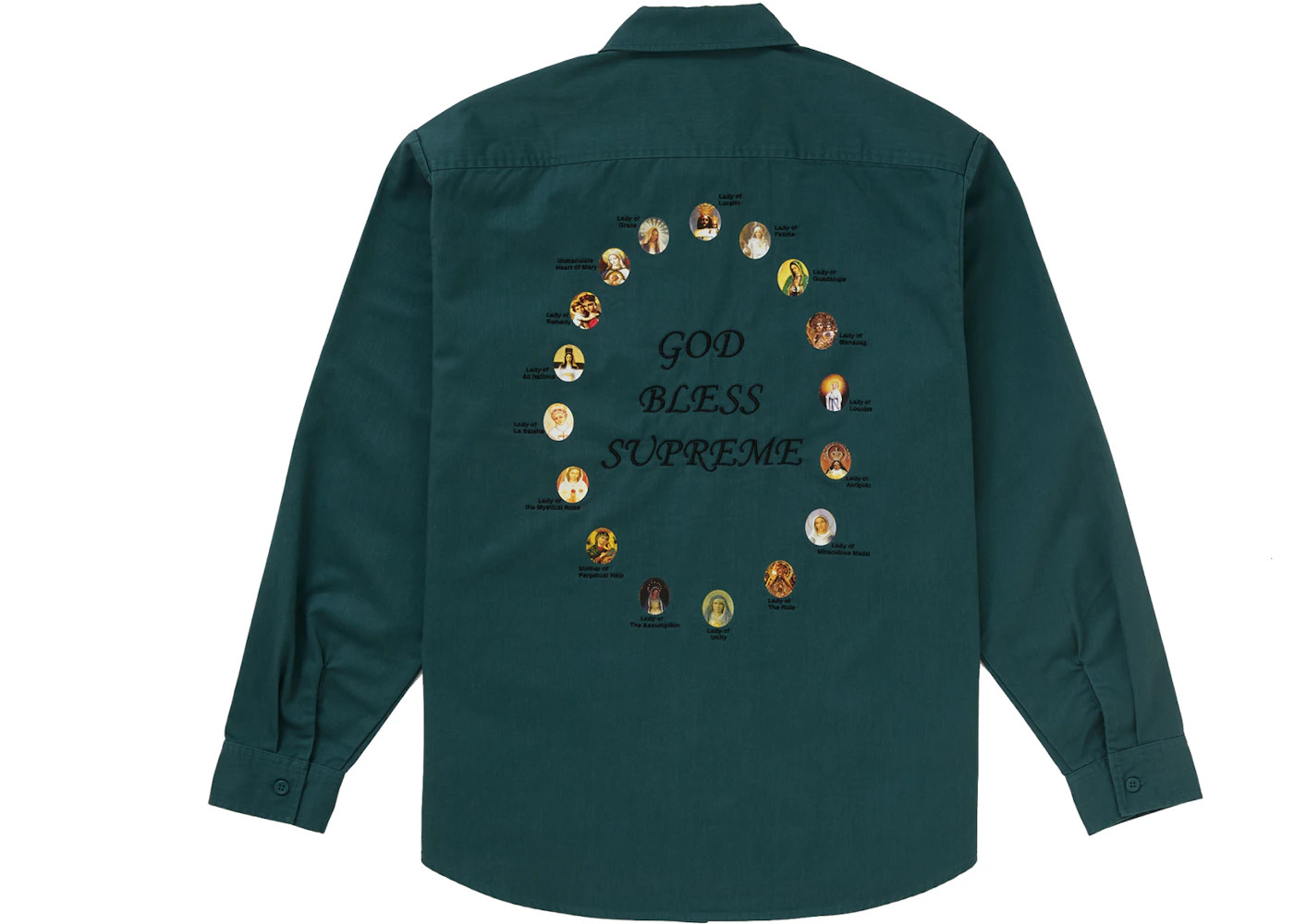 Supreme Our Lady Work Shirt Dusty Teal - 2