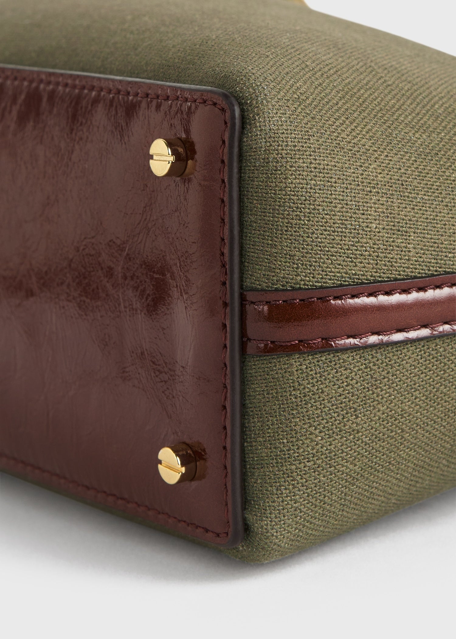 T-Lock canvas clutch khaki green - 6