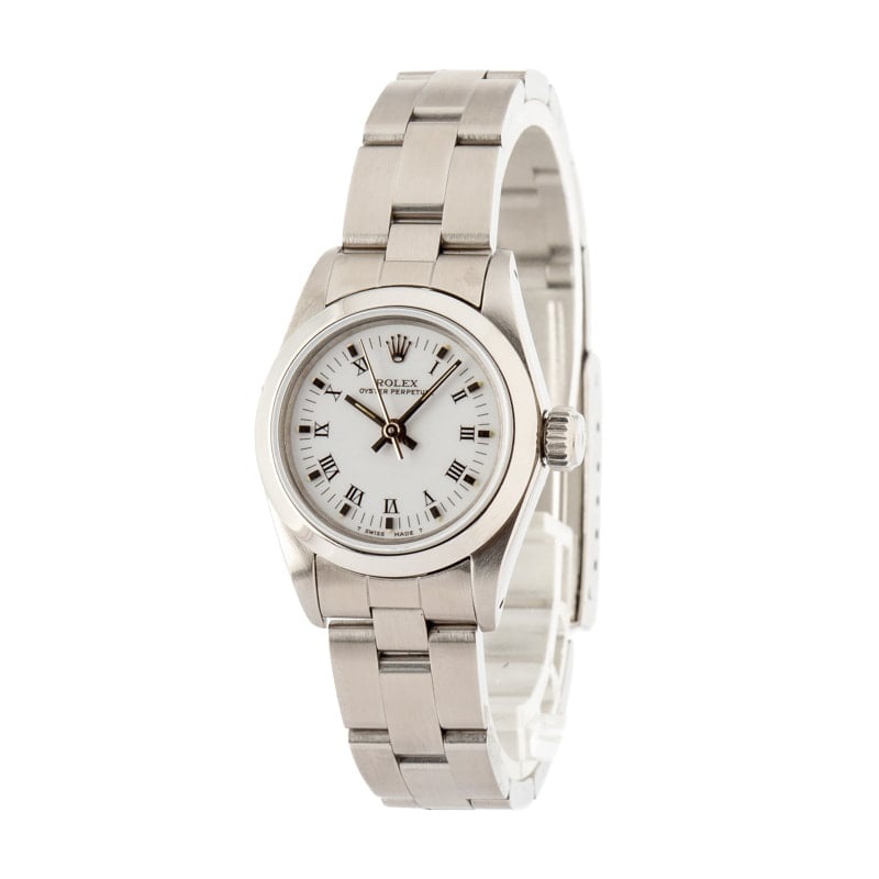 Rolex Lady Oyster Perpetual 67180 White Dial - 2