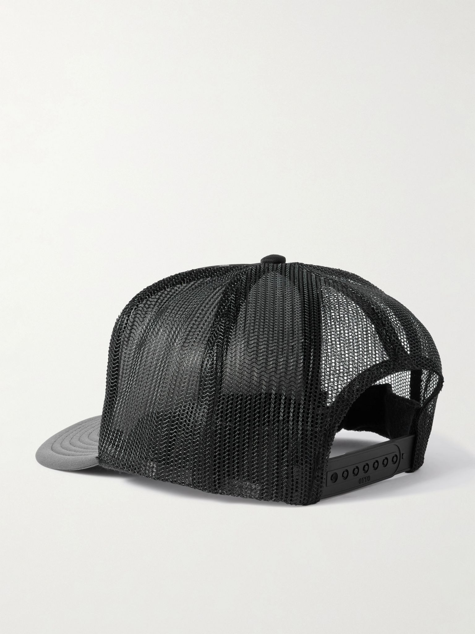 Kountry Pearl Clutcher Printed Canvas and Mesh Trucker Cap Black - 3