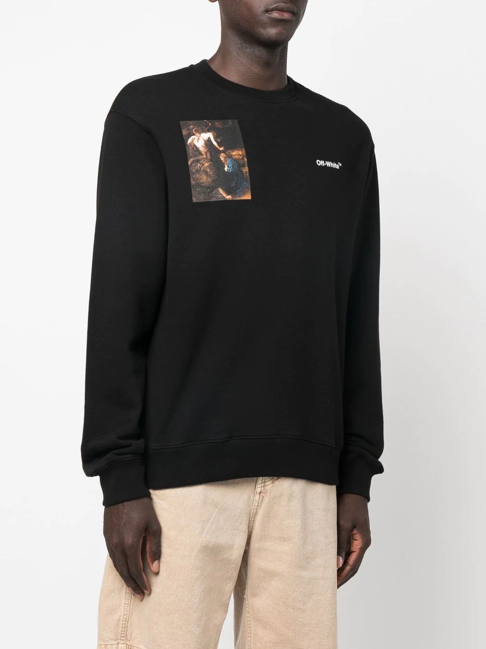 Caravaggio-print sweatshirt - 4