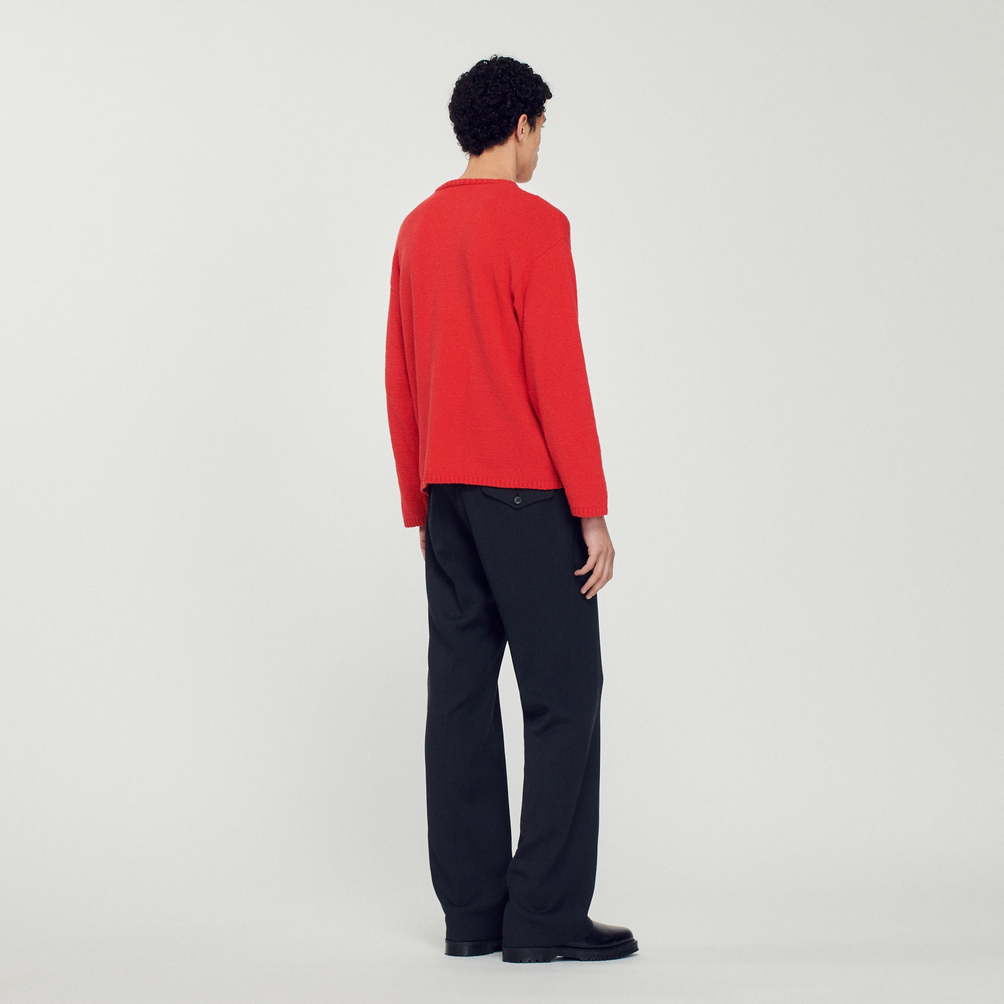 Bouclé knit sweater - 6