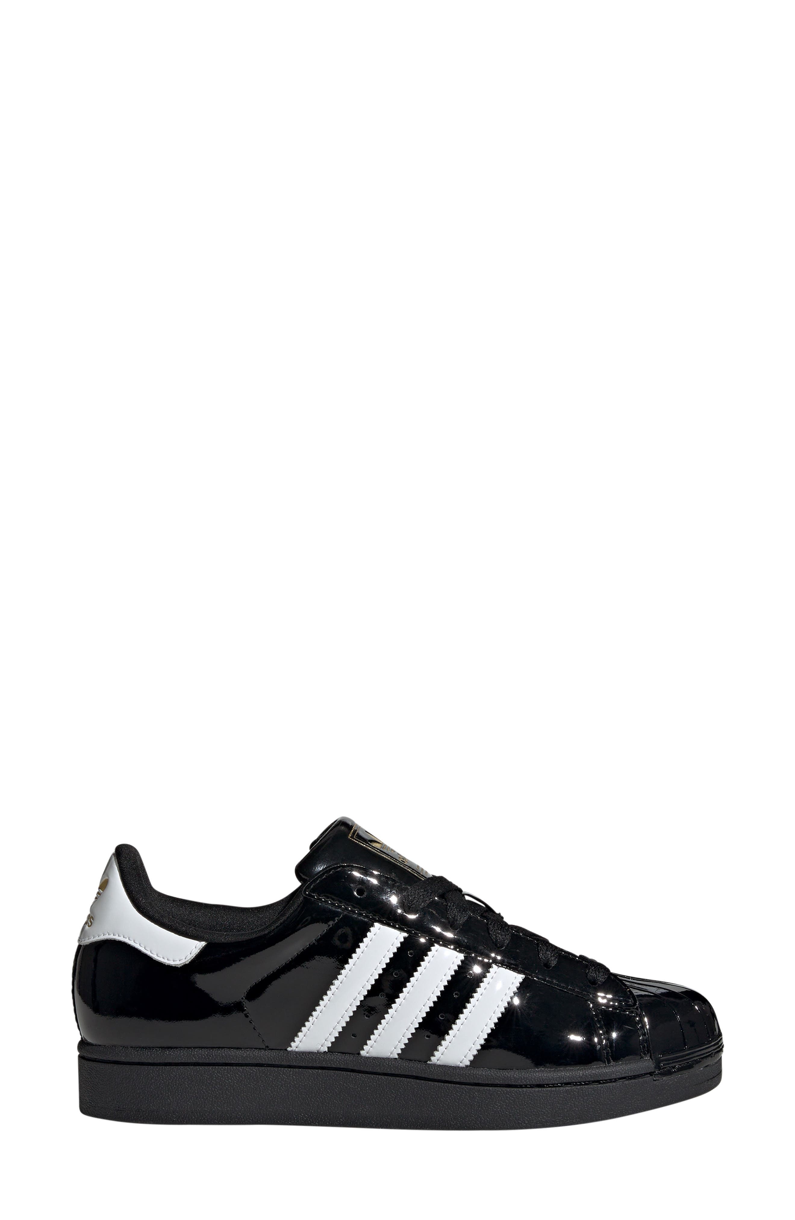 adidas Superstar II Sneaker in Black/White/Gold Metallic at Nordstrom - 3