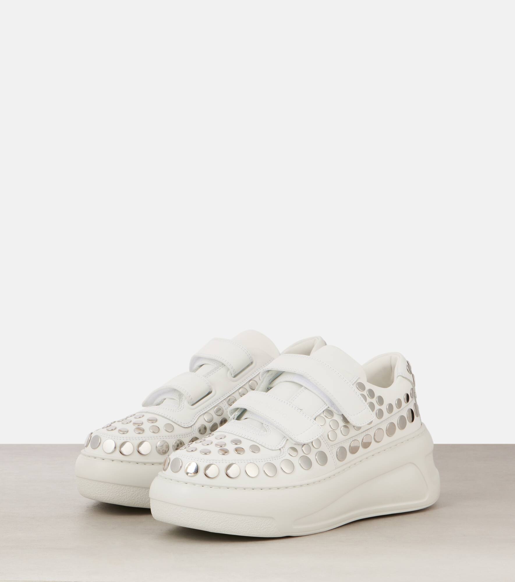 Steffey U Friend studded leather sneakers - 4