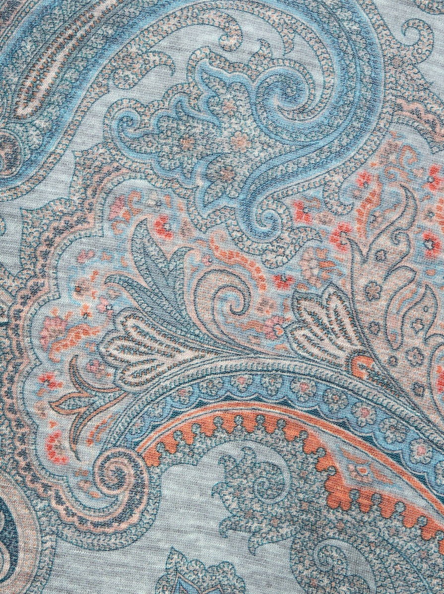 PAISLEY LYOCELL T-SHIRT - 6