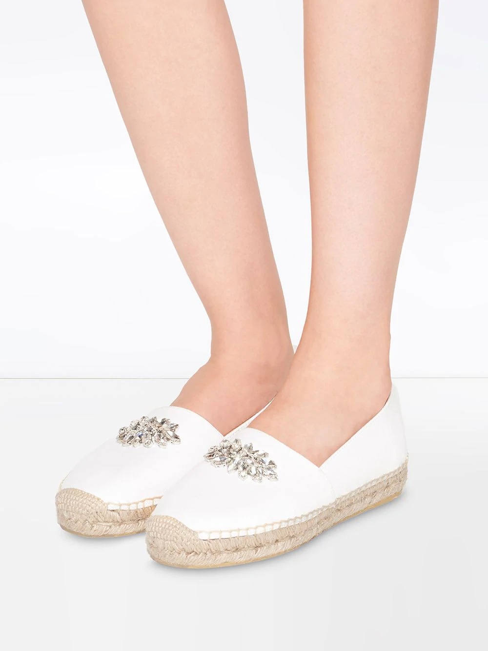 crystal-embellished espadrilles - 5