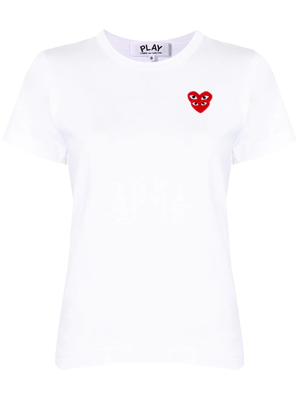 logo heart print T-shirt - 1