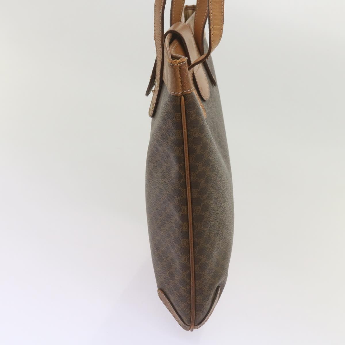 CELINE Macadam Canvas Tote Bag Pvc Brown - 3