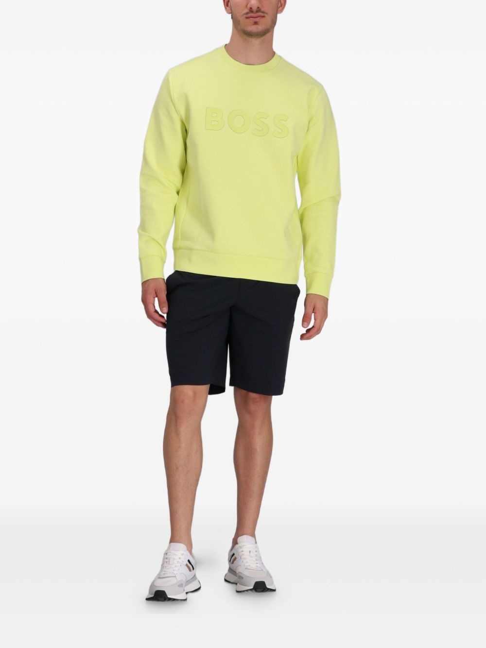 logo-embossed sweatshirt - 2