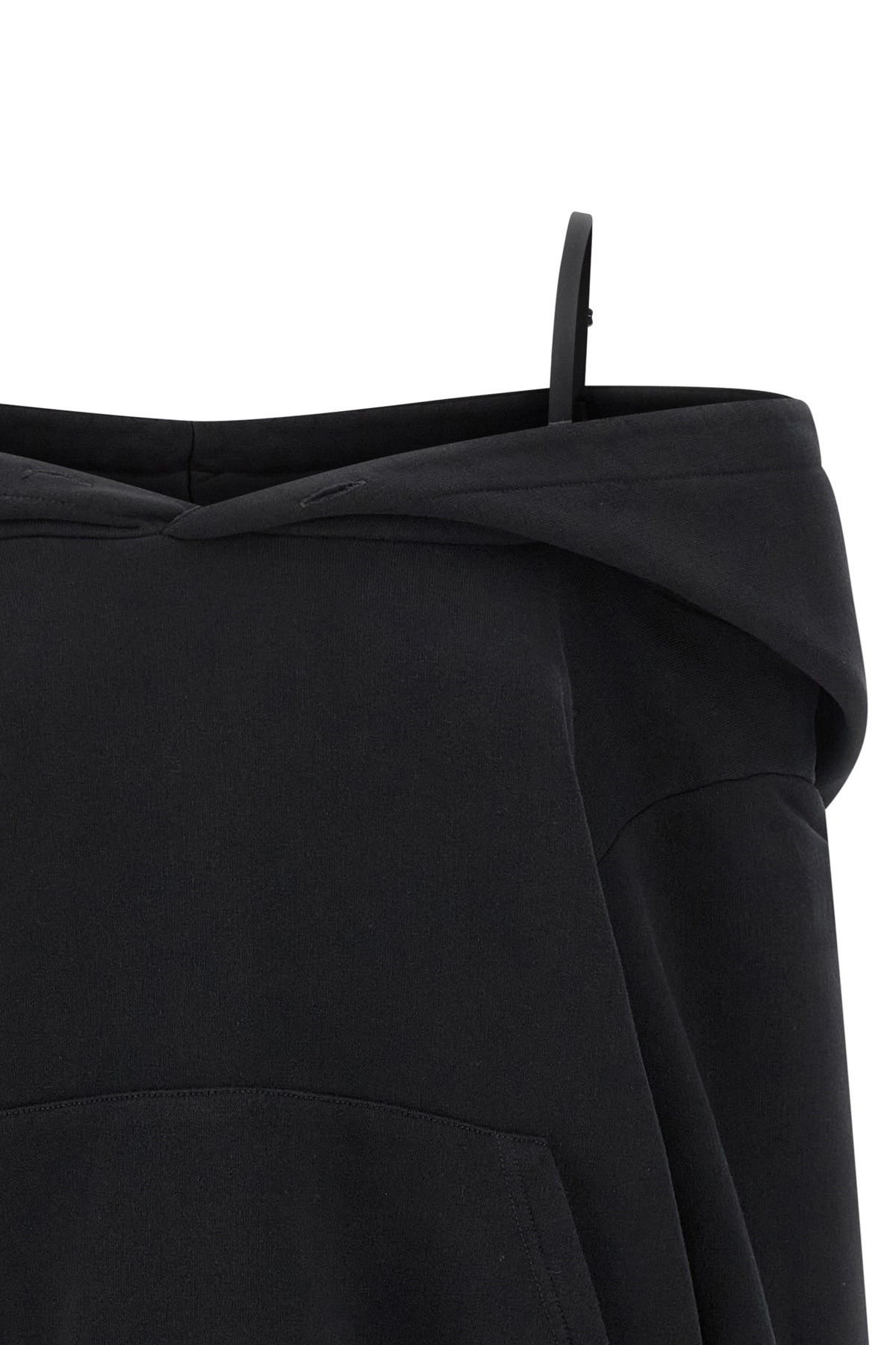 Off-shoulder hoodie - 2