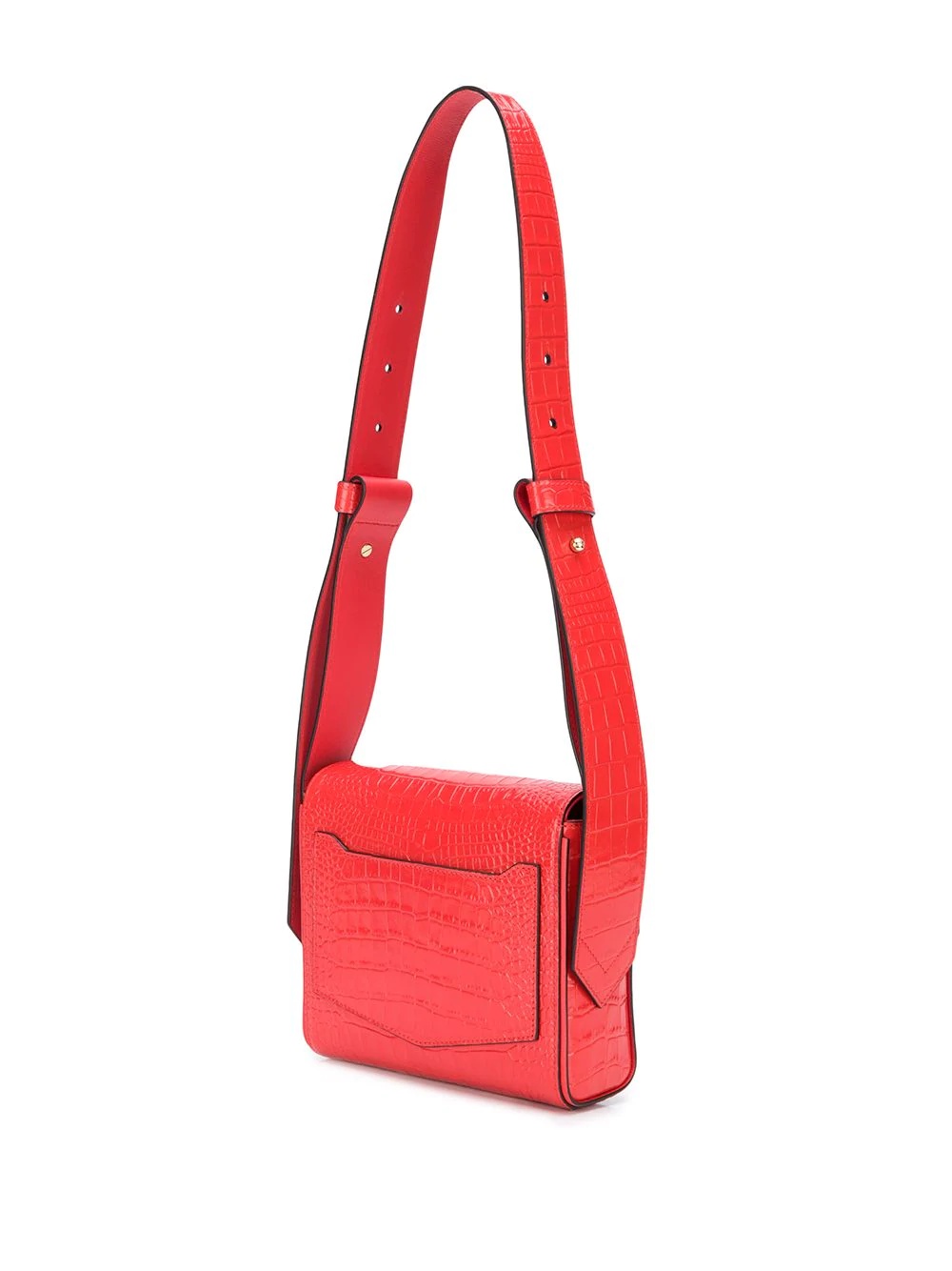 small crocodile-effect Eden shoulder bag - 3