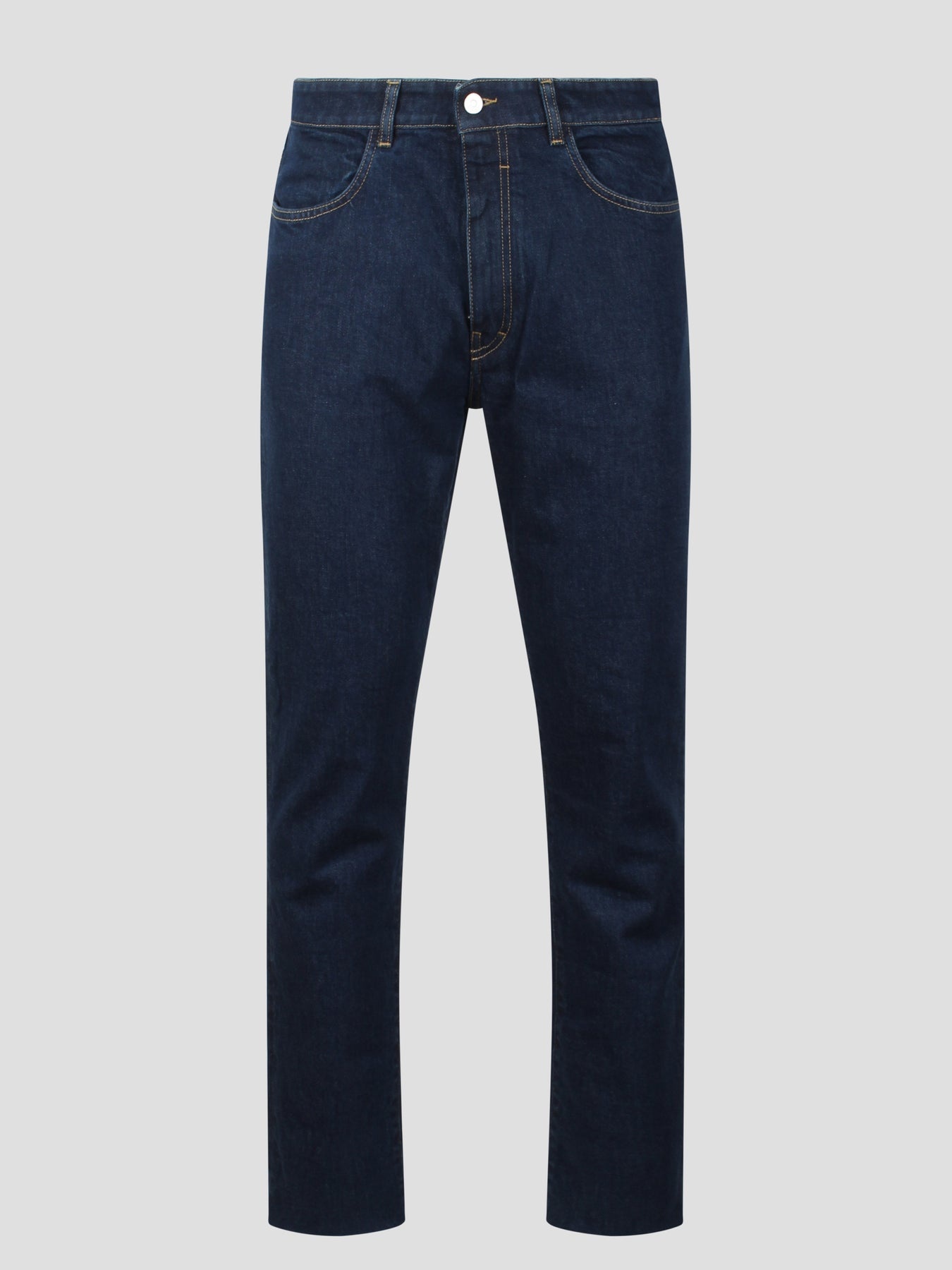 Indigo blue denim jeans - 1