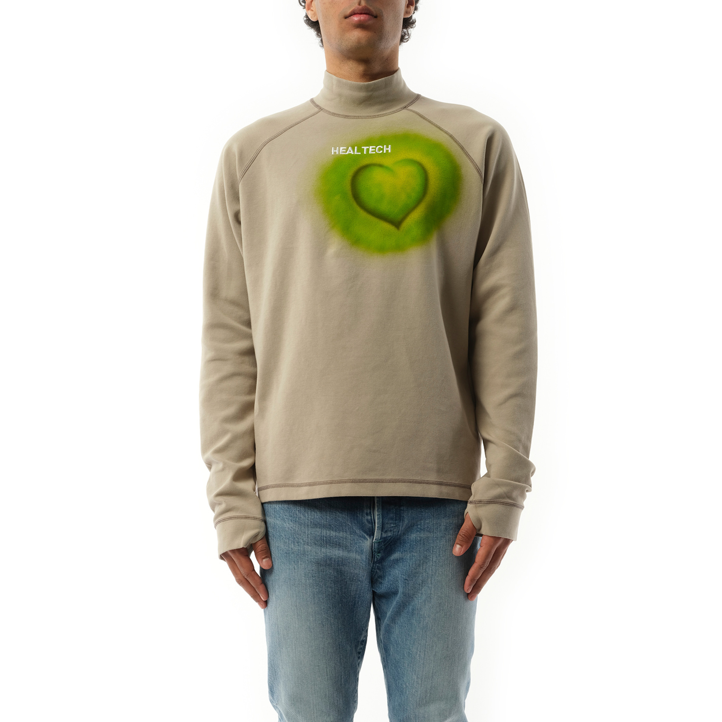 Healtech Airbrush High Neck in Khaki - 1