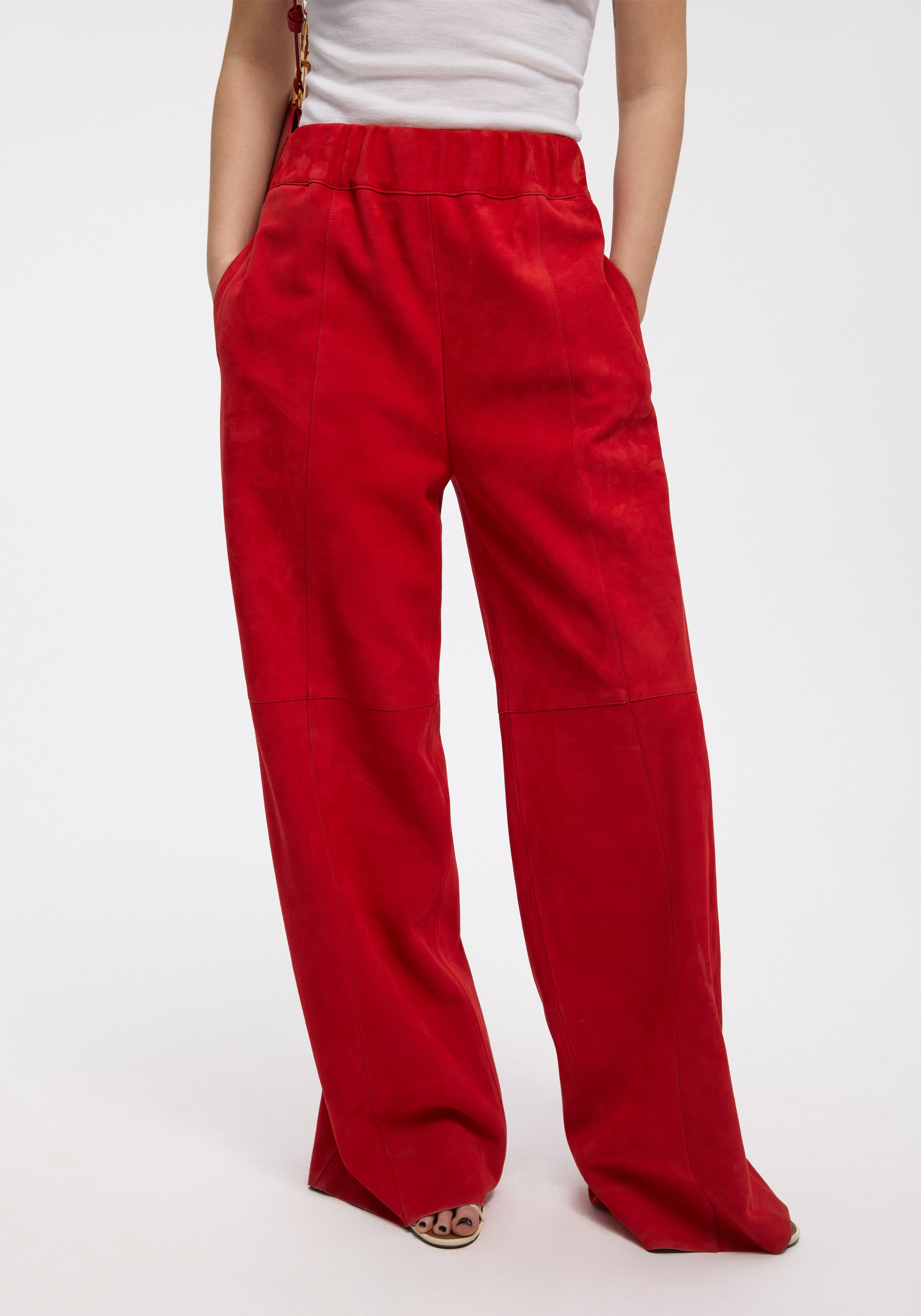 WHARF
Wide-leg suede pants - 2