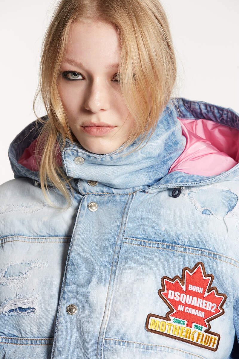 PUFFER JEAN JACKET - 4