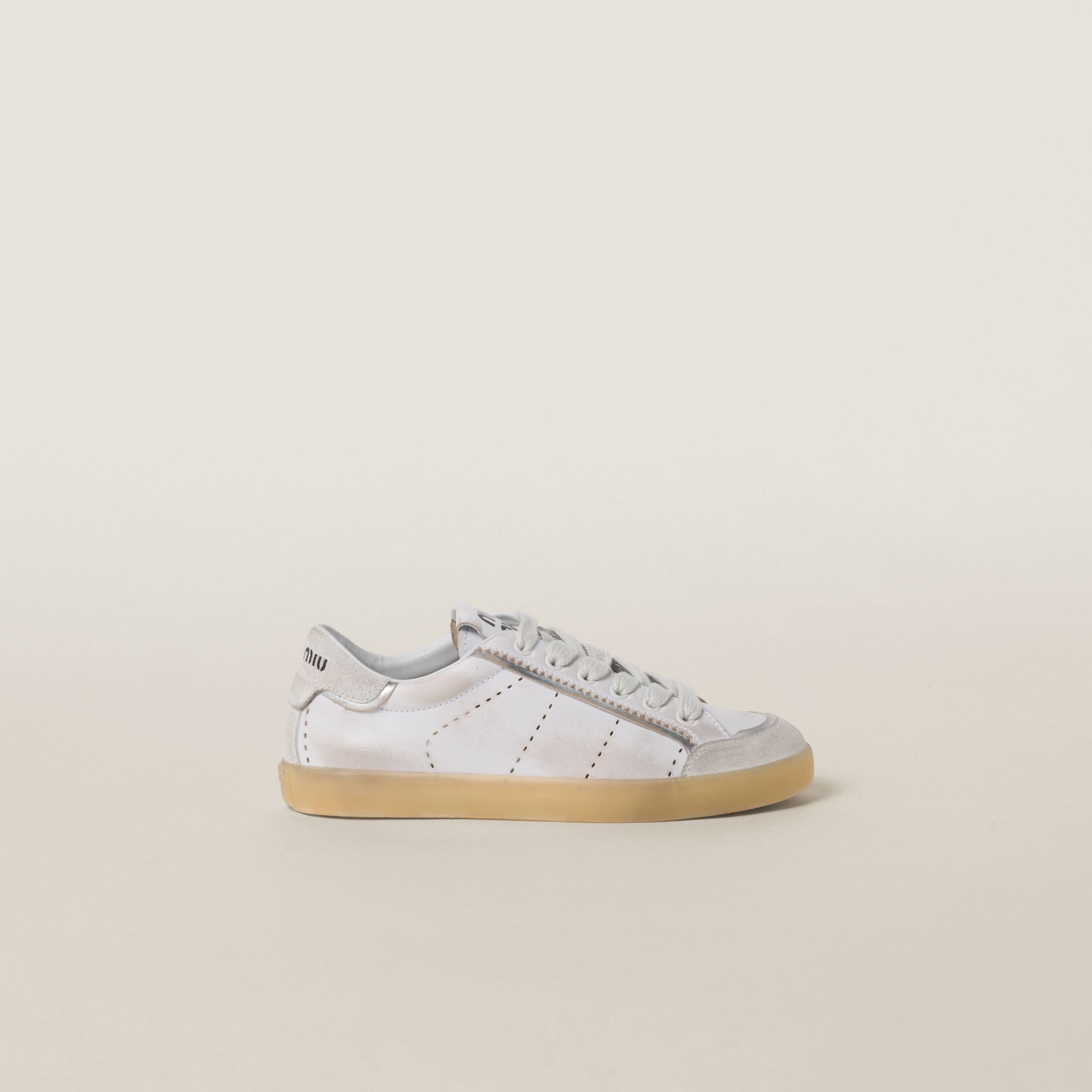 Bleached leather sneakers - 2