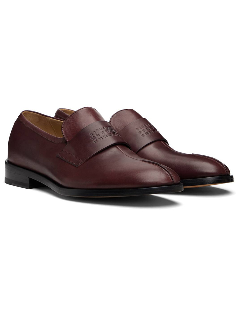 Burgundy New Classic Stitch Loafers 4