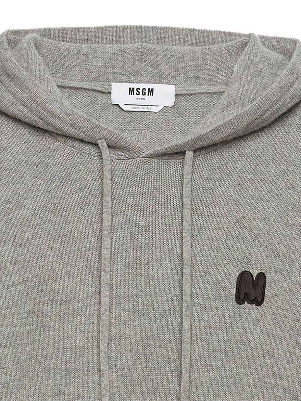 logo patch drawstring hoodie - 6