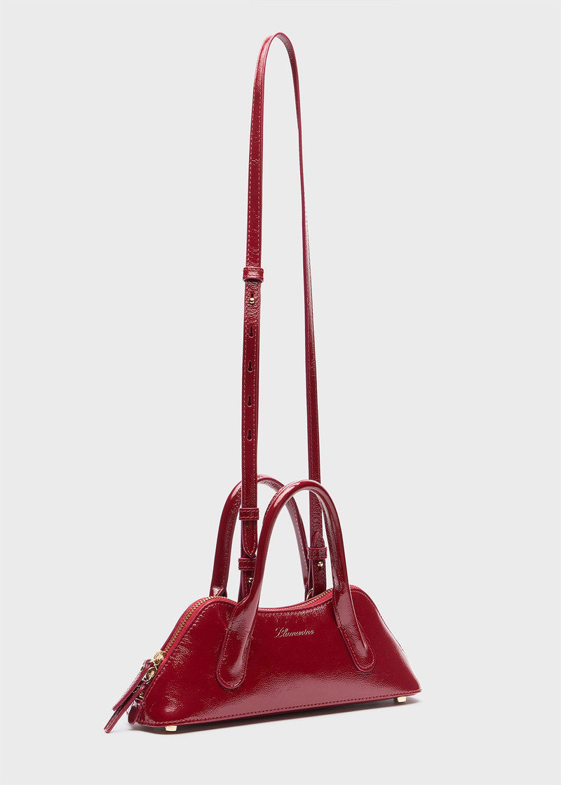 Blumarine KISS ME MINI BAG IN PATENT LEATHER WITH B MONOGRAM outlook