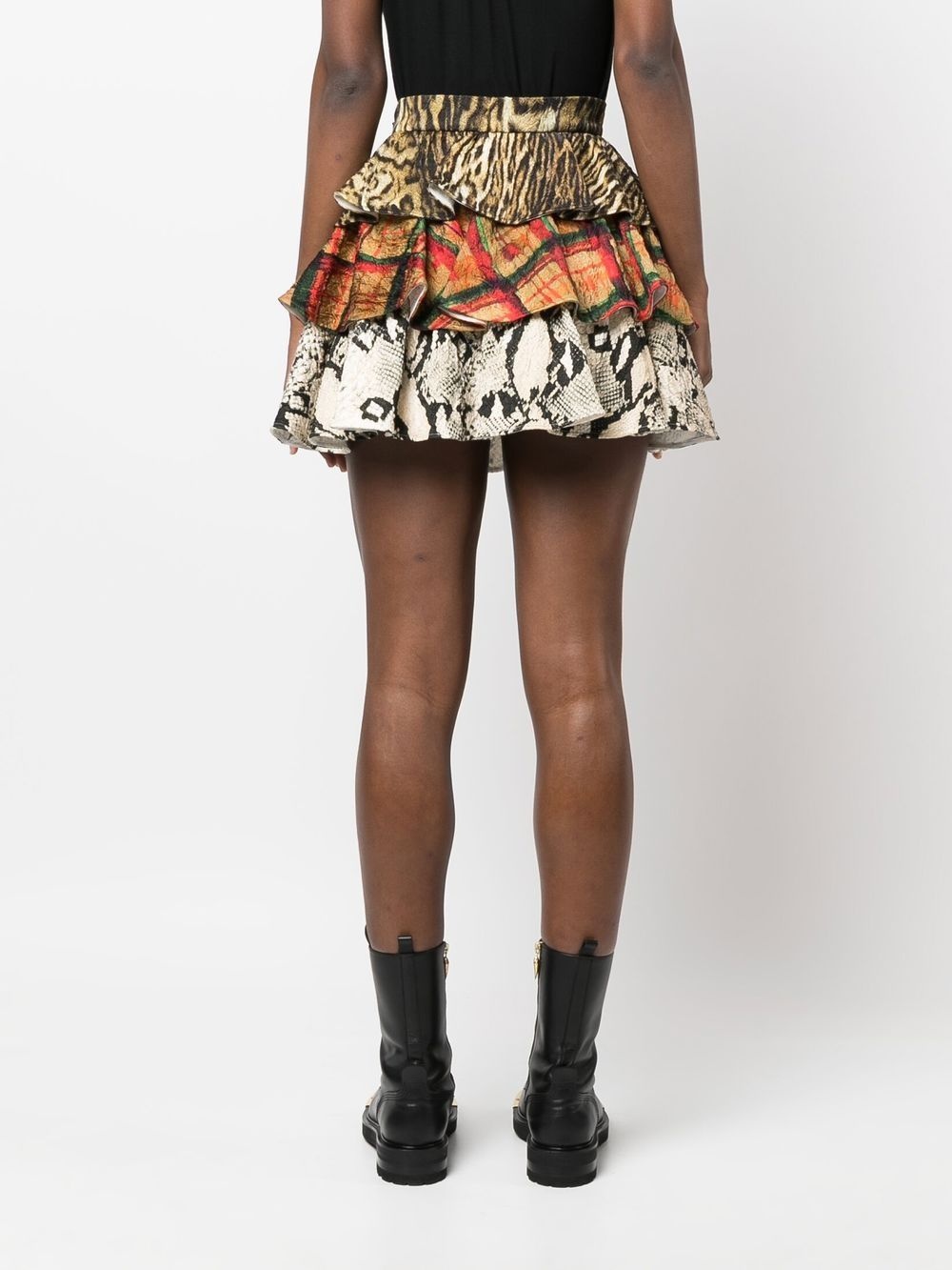layered short skirt - 4