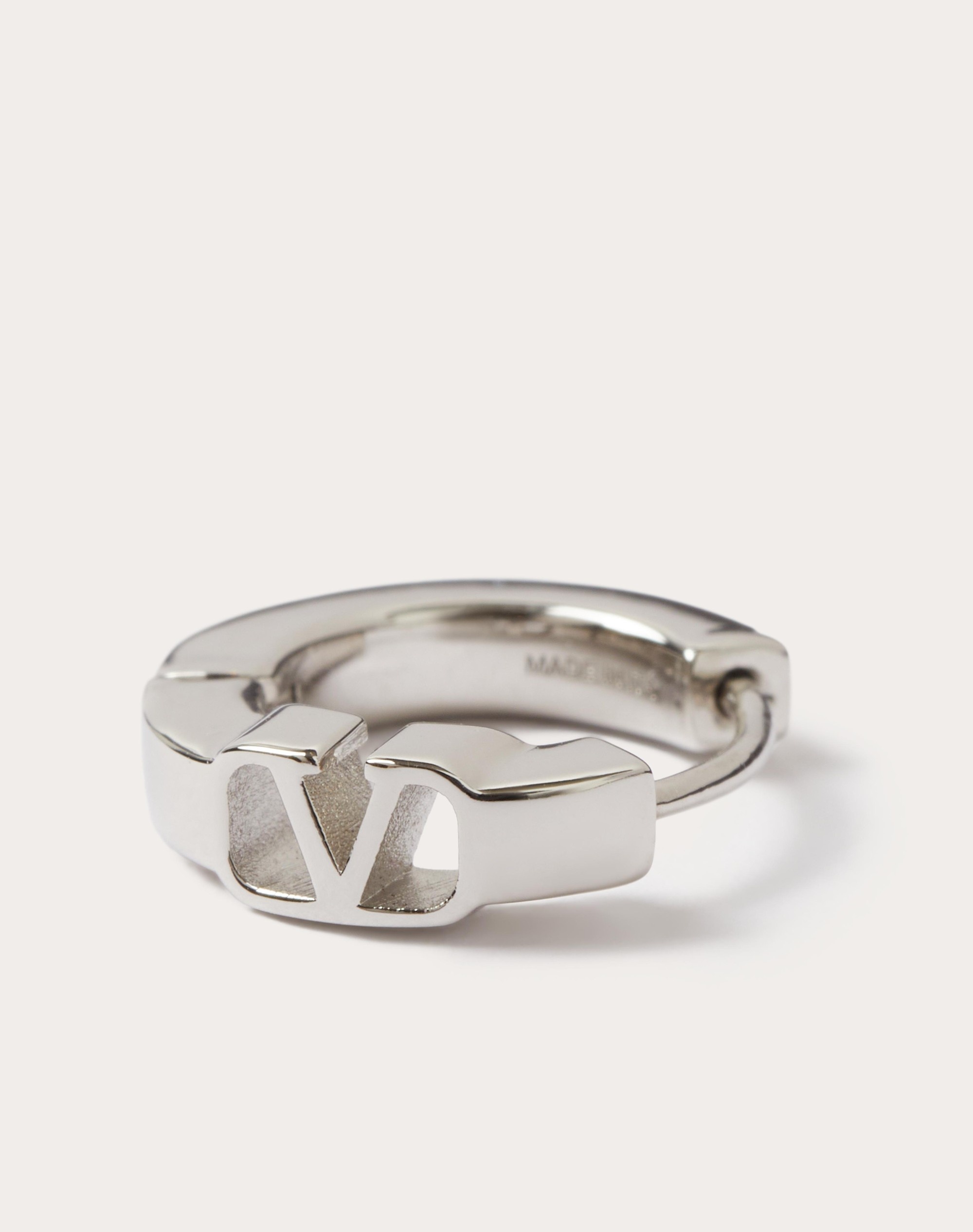 MINI VLOGO SIGNATURE SINGLE METAL EARRING - 2