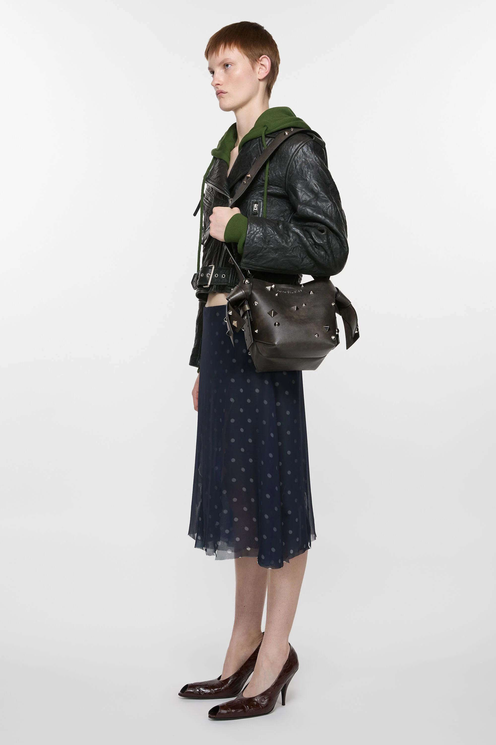 Musubi mini shoulder bag - Dark brown - 2