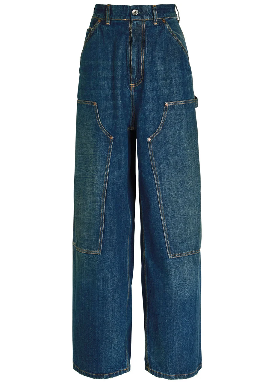 Maison Margiela Panelled Wide-leg Jeans - 1