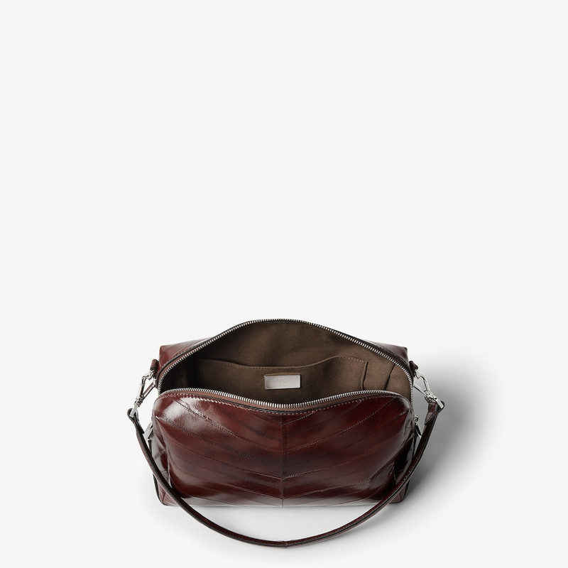 Fendi Lui Medium Light brown inlaid hagfish leather bag 5