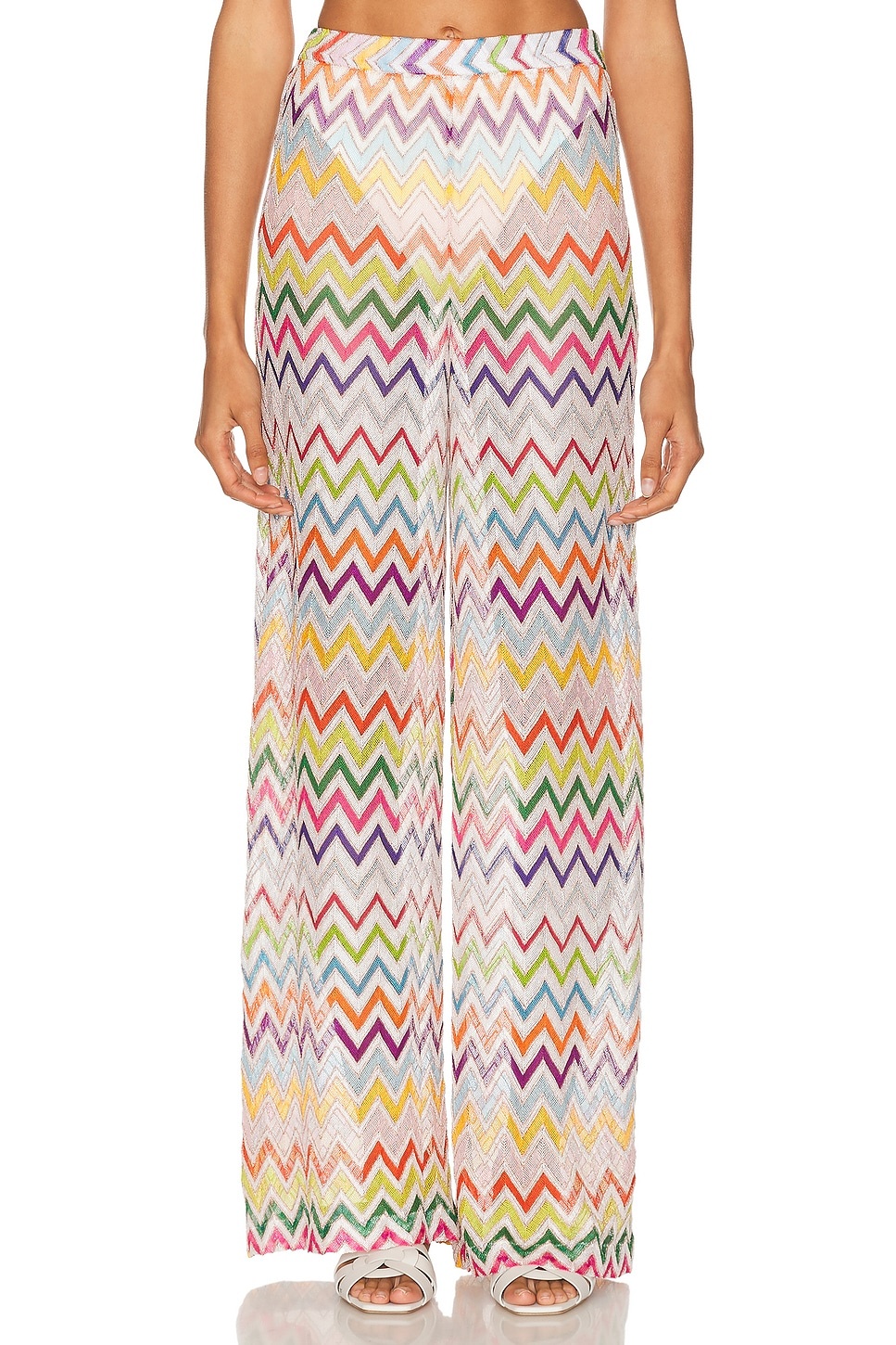 Zig Zag Wide Leg Trouser - 1
