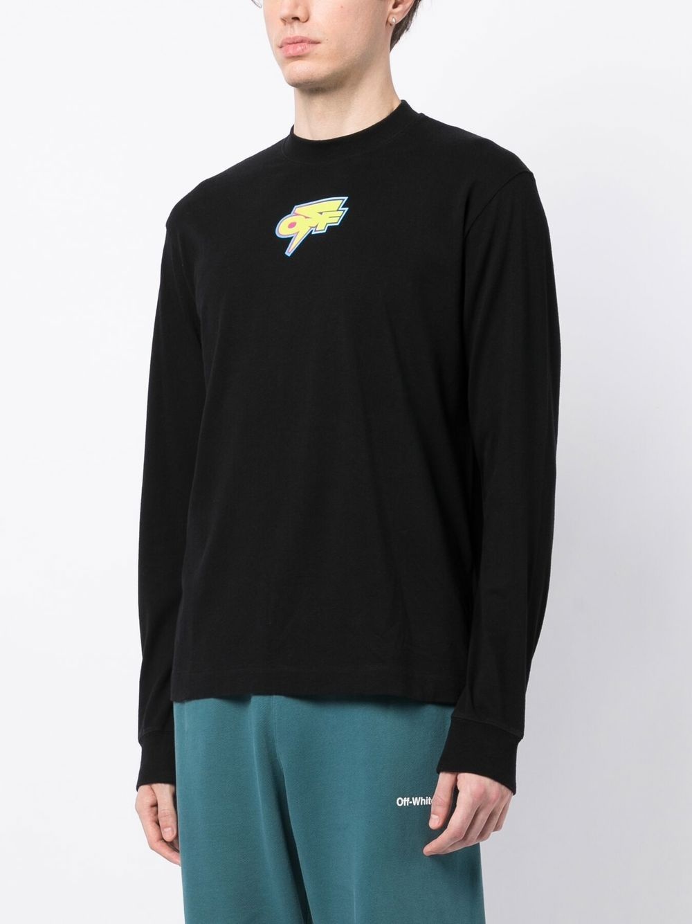 【送料込】Off-White_Degrade Thund Skate Tシャツ OFF WHITE Degrade Thund Skate Layered T-Shirt | SportsDirect
