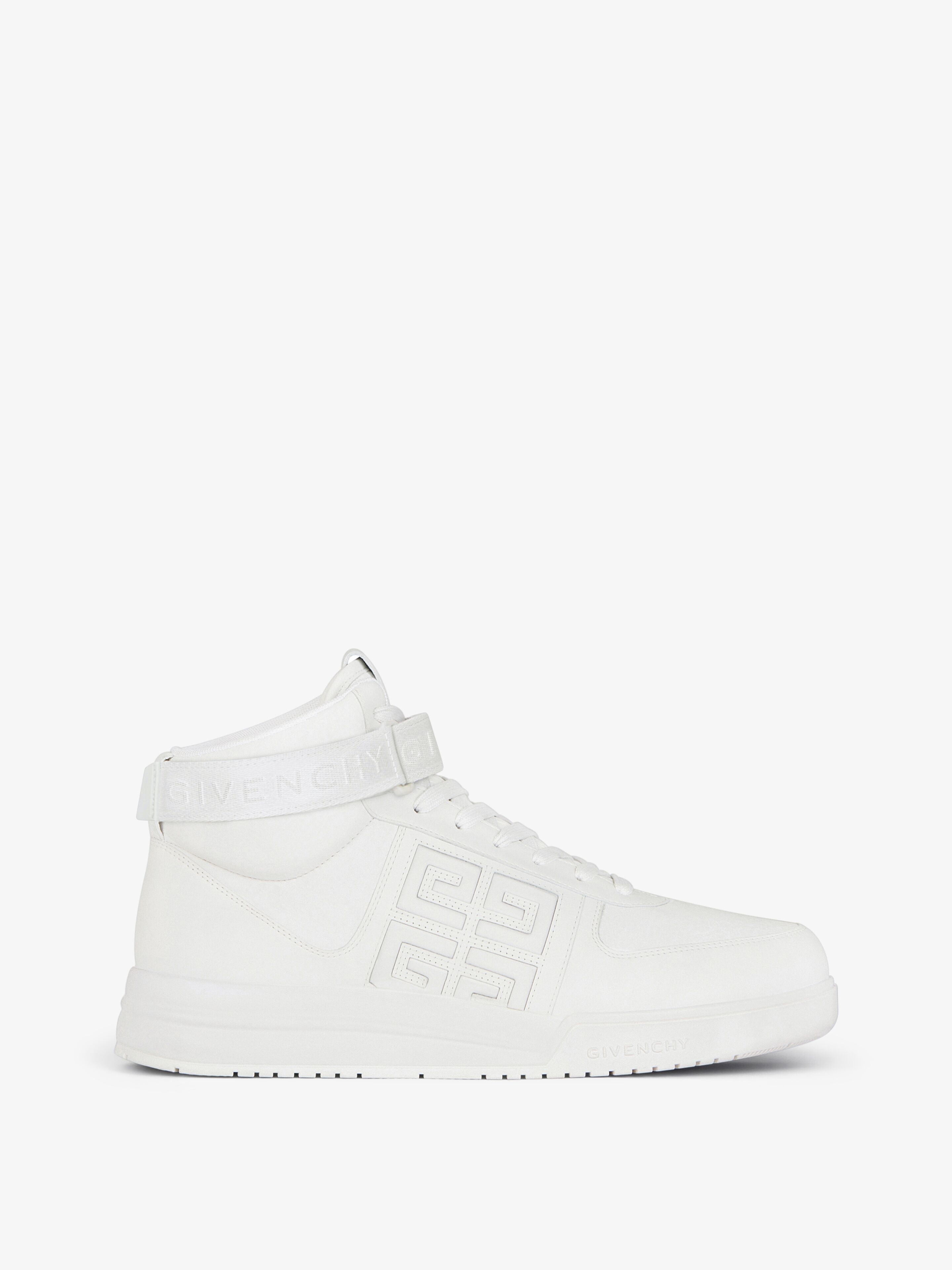 G4 HIGH TOP SNEAKERS IN LEATHER