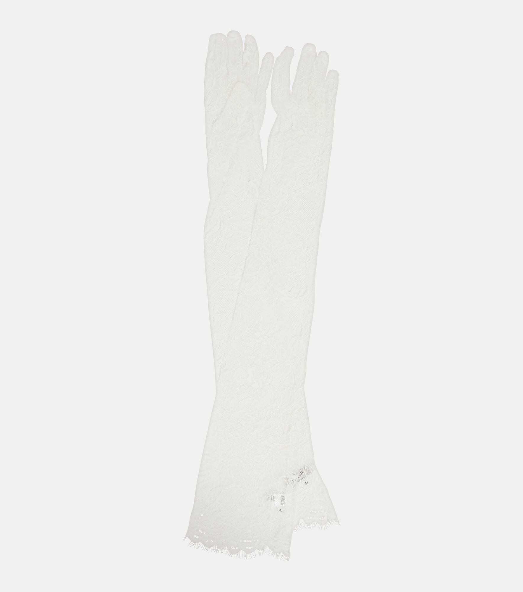 Bridal lace gloves - 1